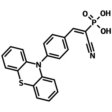 [PTZ-CPA] // (E)-(2-(4-(10H-phenothiazin-10-yl)phenyl)-1-cyanovinyl)phosphonic acid